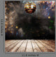 Grunge Disco Ball Wall Decal