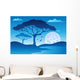 Savannah Scenery With Trees Wall Decal