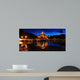 Chinese Style Pavilion Night Wall Decal