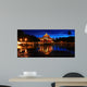 Chinese Style Pavilion Night Wall Decal