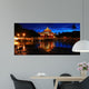 Chinese Style Pavilion Night Wall Decal