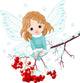 Winter Baby Christmas Fairy Wall Decal