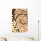 Golden Iron Flower - Horizontal Wall Decal
