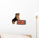 Yorkie Puppy White Wall Decal