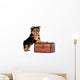 Yorkie Puppy White Wall Decal