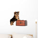 Yorkie Puppy White Wall Decal