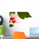 Hibiscus Flower White Wall Decal