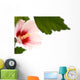Hibiscus Flower White Wall Decal