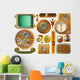 Victorian Steampunk Design Elements Wall Decal