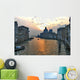 Venice Skyline at Sunset Wall Decal