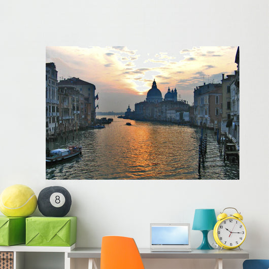 Venice Skyline at Sunset Wall Decal
