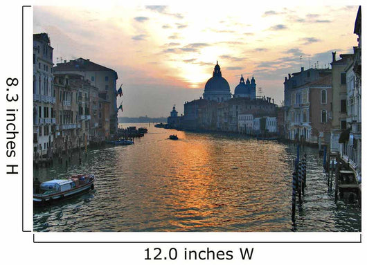 Venice Skyline at Sunset Wall Decal