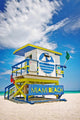 Lifeguard House Miami Beach Wall Decal