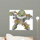 Big Robot Vector Illustration Wall Decal