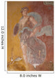 Fresco From Pompeii Italy Wall Decal