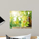 White Wine Bottle Vine Wall Decal