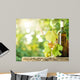 White Wine Bottle Vine Wall Decal