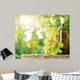 White Wine Bottle Vine Wall Decal