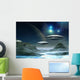 Alien World Fantasy Planet Wall Decal
