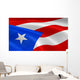 Puerto Rican Flag Wind Wall Decal