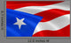 Puerto Rican Flag Wind Wall Decal