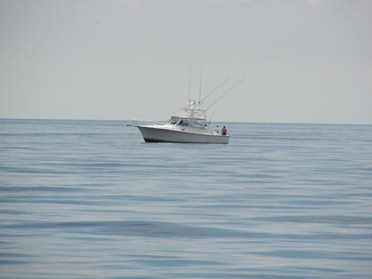 Cape Cod Boat out in the Ocean Wall Decal