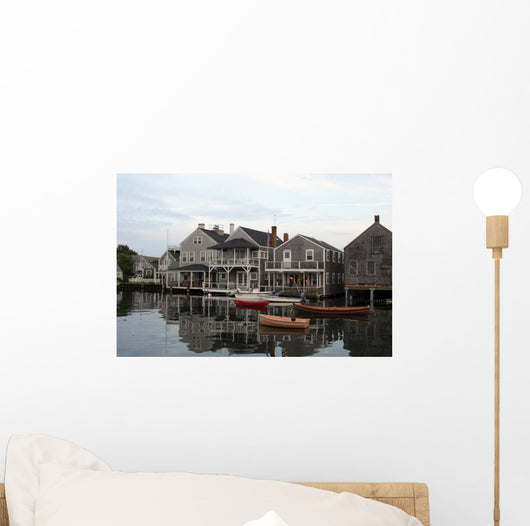 Boote Vor Einer Ha Wall Decal