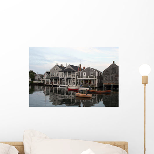 Boote Vor Einer Ha Wall Decal
