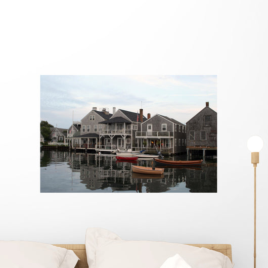 Boote Vor Einer Ha Wall Decal