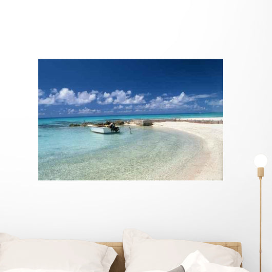 Tikehau Beached Boat Wall Decal