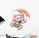 Pig Flying Ham Wall Decal