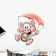 Pig Flying Ham Wall Decal