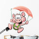Pig Flying Ham Wall Decal