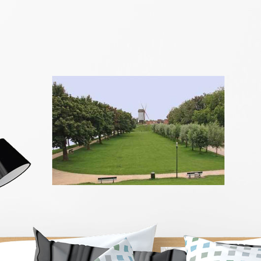 Old Muhlefestung Brugge Belgium Wall Decal