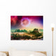 Wormhole Over Alien Planet Wall Decal