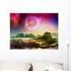 Wormhole Over Alien Planet Wall Decal