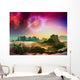 Wormhole Over Alien Planet Wall Decal
