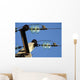 High-Voltage Insulator Blue Sky Wall Decal