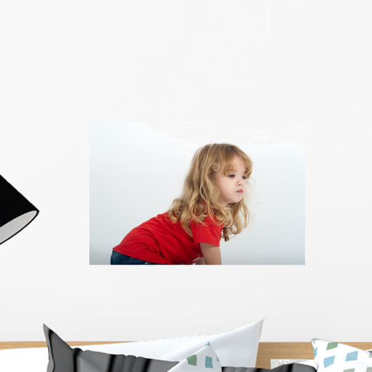 Blond Hair Wall Decal