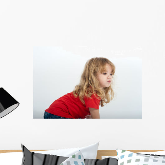 Blond Hair Wall Decal
