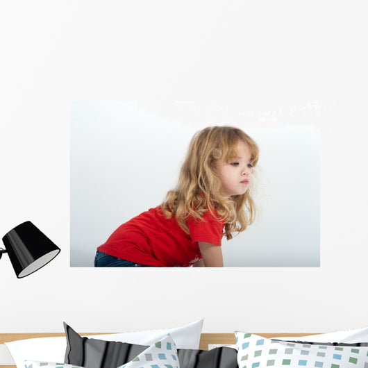 Blond Hair Wall Decal