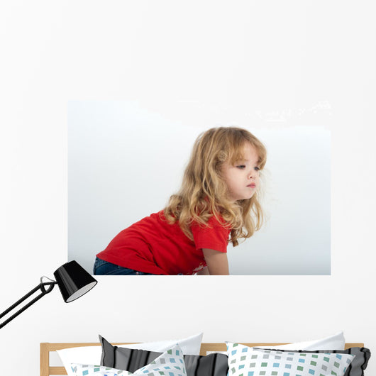 Blond Hair Wall Decal