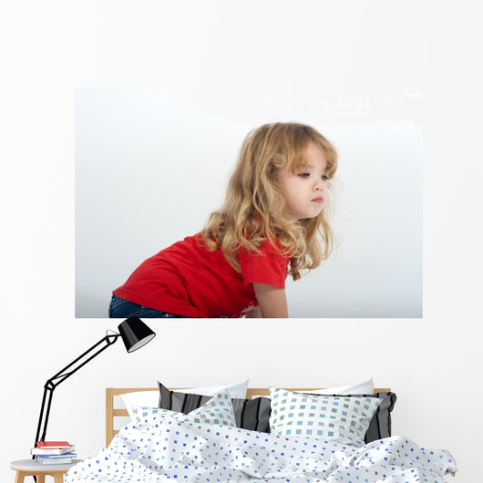 Blond Hair Wall Decal
