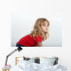Blond Hair Wall Decal