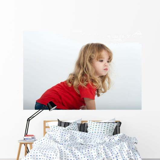 Blond Hair Wall Decal