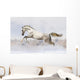 Silver-White Stallion Wall Decal