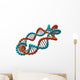 Digital Illustration Dna Wall Decal