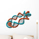Digital Illustration Dna Wall Decal