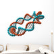 Digital Illustration Dna Wall Decal