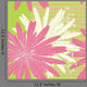 Green and Pink Flowers Pattern Wall Decal